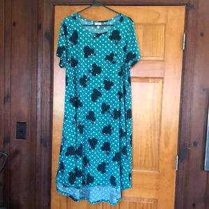 LuLaRoe Minnie Mouse Carly Swing Dress